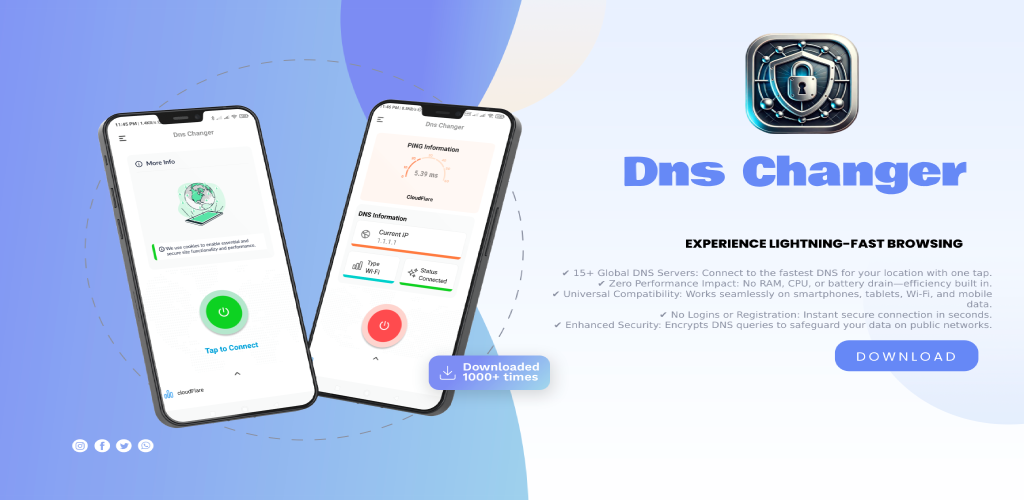 DNS Changer tanıtım görseli